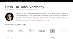 Desktop Screenshot of deanclatworthy.com